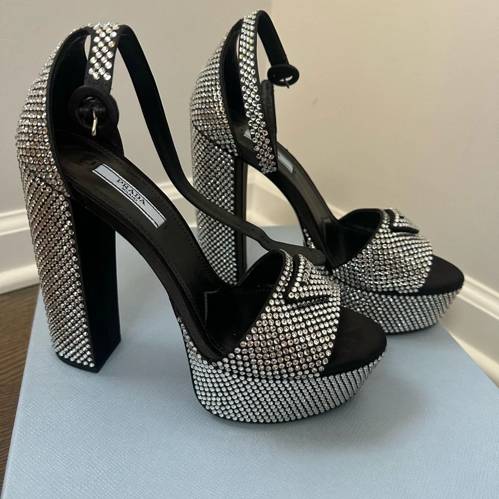 Prada Crystal Sandal - Picture 2 of 5